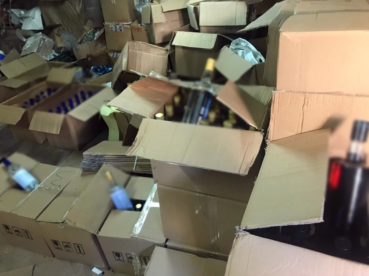 Gaziantep’te Kaçak İçki Operasyonu: 1 Gözaltı