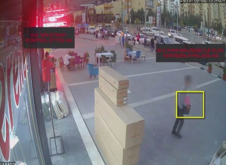 Gaziantep’te Hırsızlık Anı Kamerada