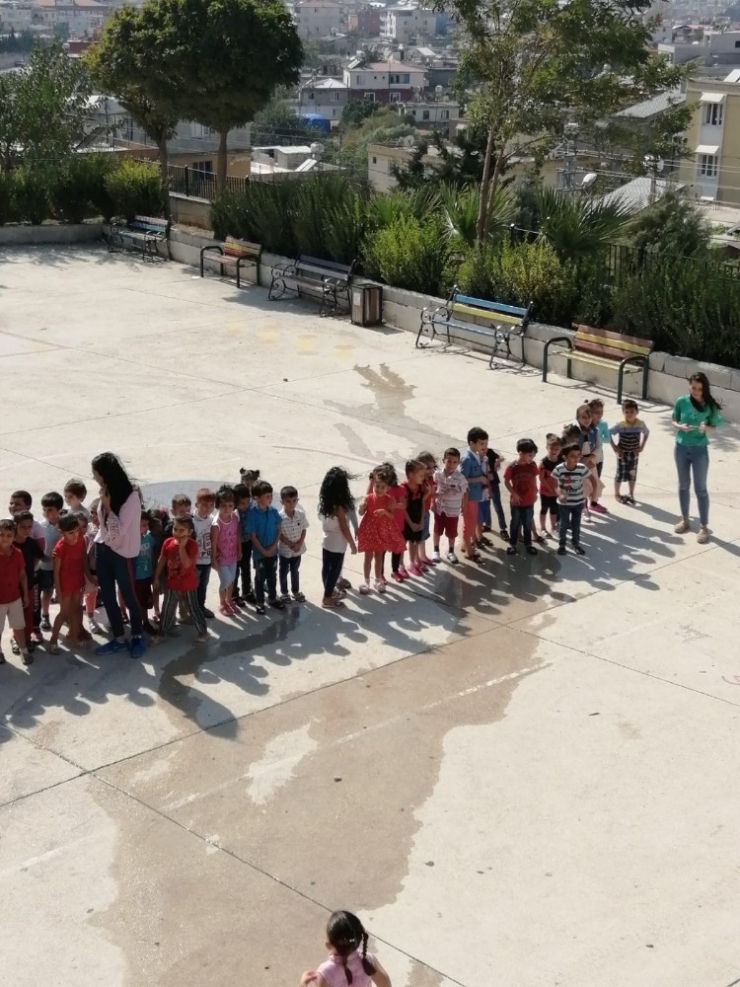 İtfaiyeden Minik Öğrencilere Eğitim