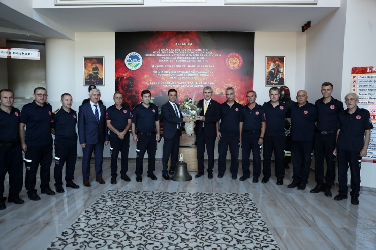 Başkan Yüce: “İtfaiye Teşkilatımız 7/24 Görevde”