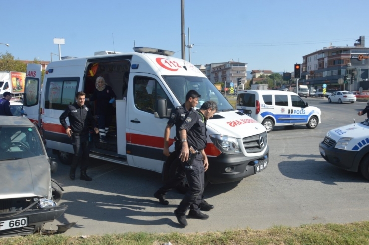 18 Kilometrelik Nefes Kesen Takip...kaza Yapınca Yakalandılar