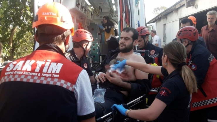 Yabancı Uyruklu İşçi Elini Makineye Kaptırdı