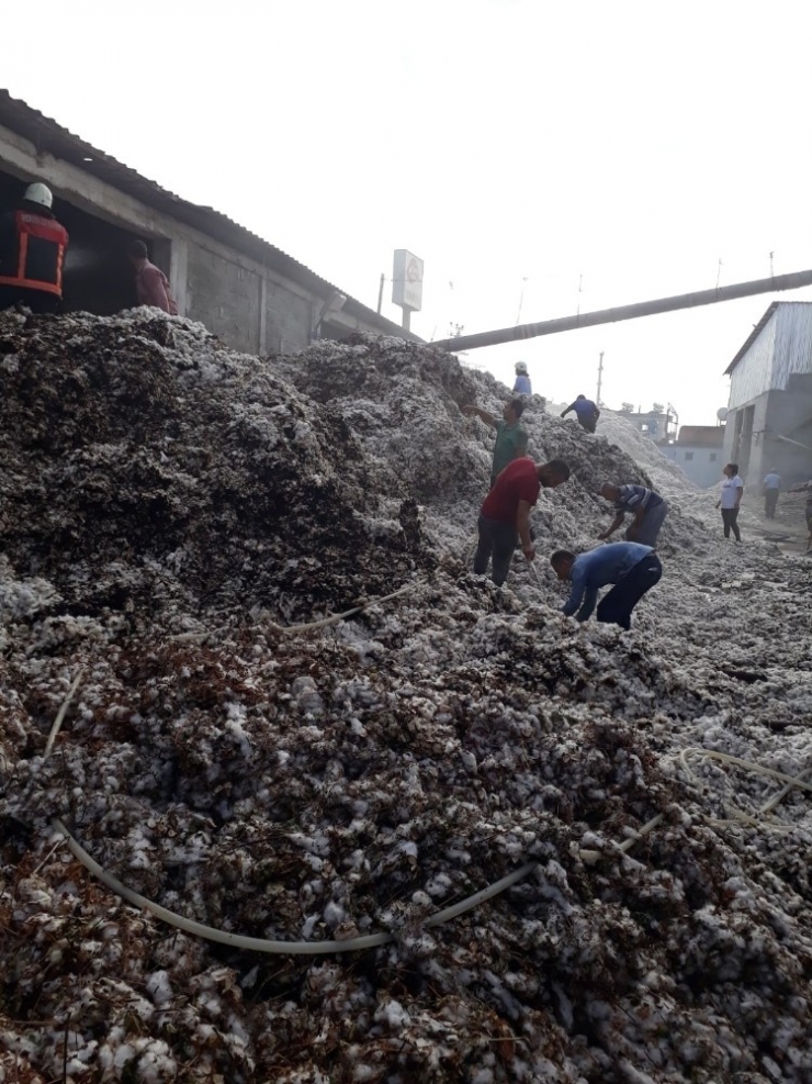 Pamuk Fabrikasında Yangın