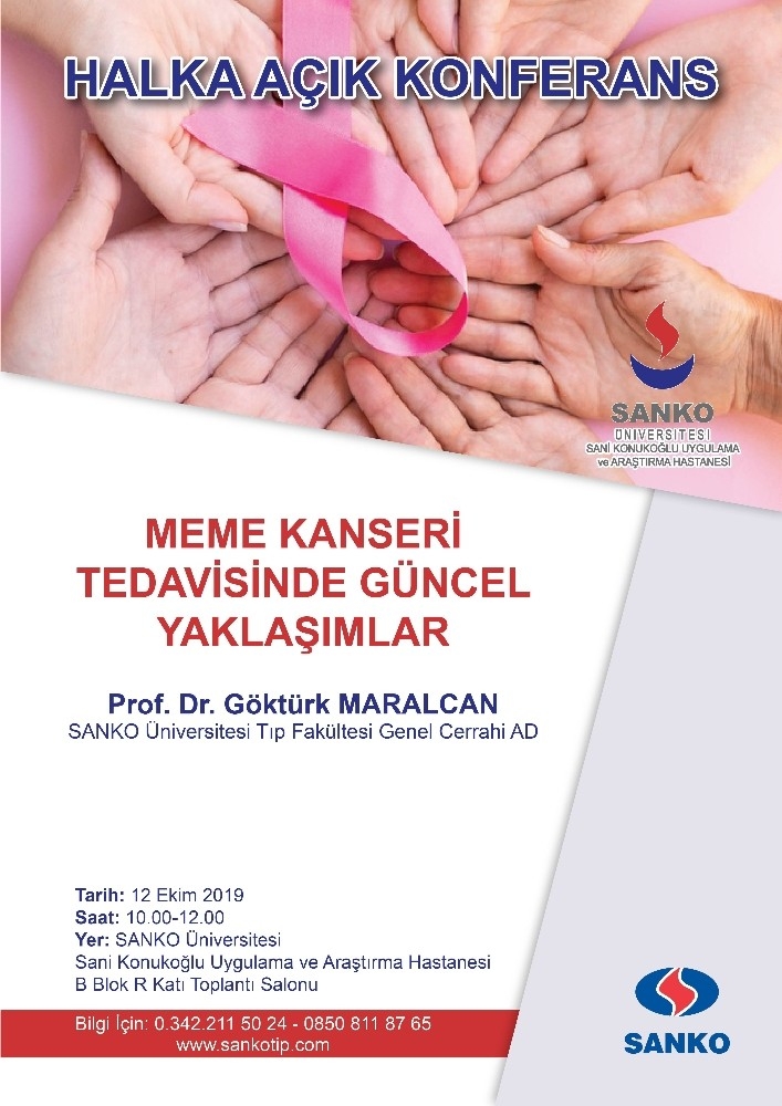 Sanko Üniversitesi Hastanesi’nde Halka Açık Konferans