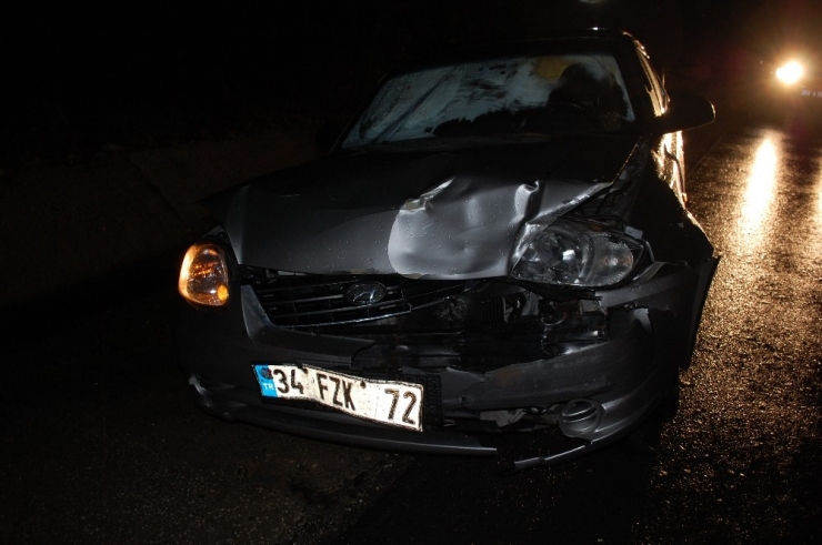 Şiddetli Sağanak Kazaya Neden Oldu: 2 Yaralı