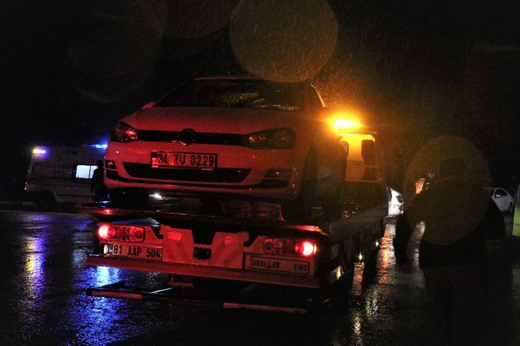 Bolu’da, Polis Evi’nin Çatısı Alev Alev Yandı