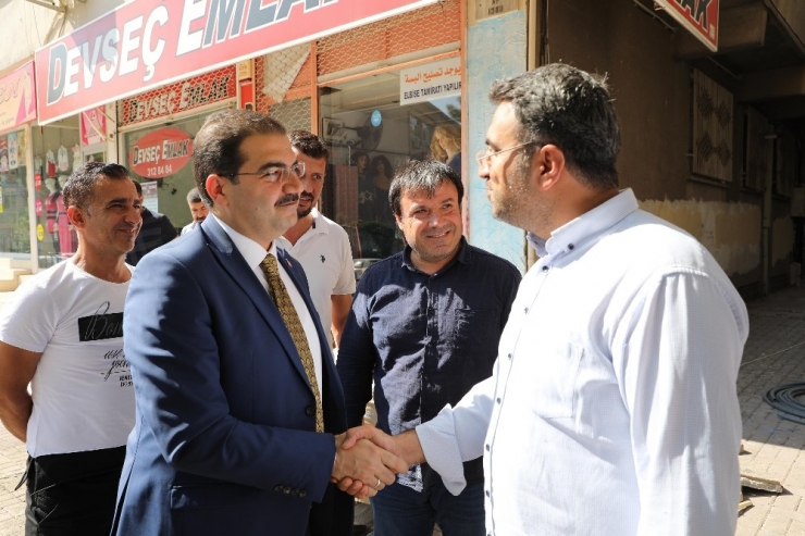 Canpolat Esnafla Bir Araya Geldi