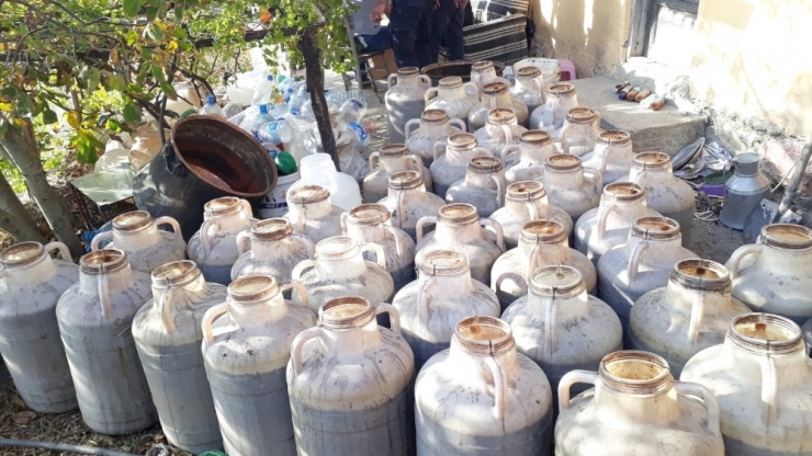 Çorum’da Kaçak İçki Operasyonu