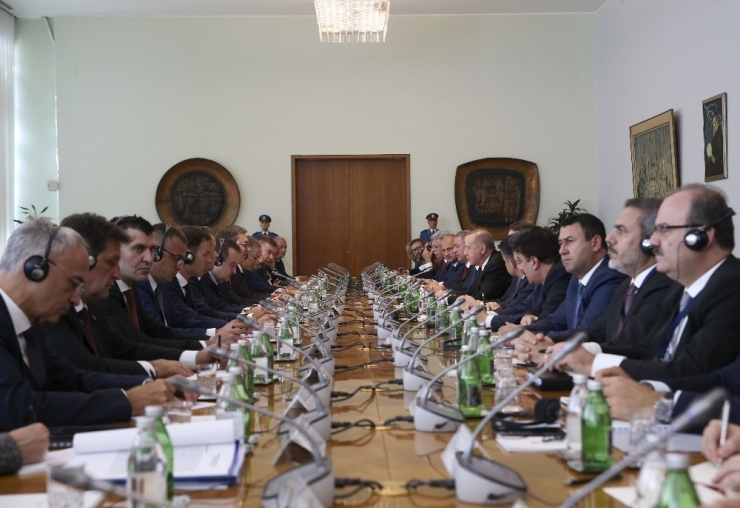 Cumhurbaşkanı Erdoğan, Türkiye-sırbistan Yüksek Düzeyli İşbirliği Konseyi Toplantısına Katıldı