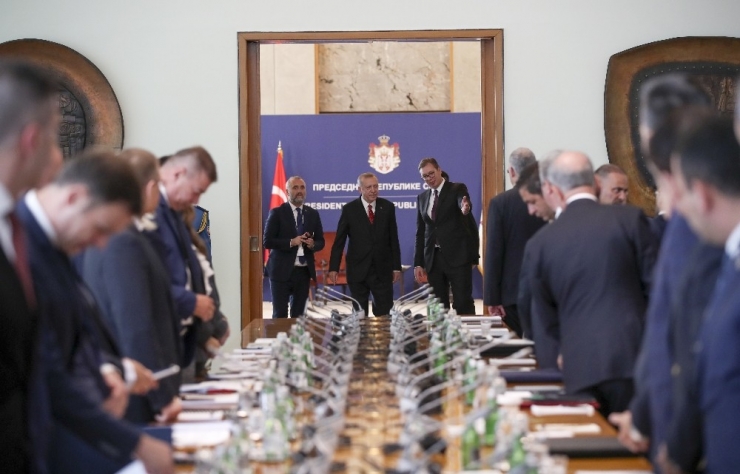 Cumhurbaşkanı Erdoğan, Türkiye-sırbistan Yüksek Düzeyli İşbirliği Konseyi Toplantısına Katıldı