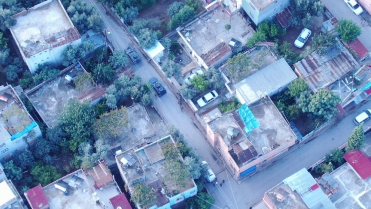 Torbacılara Şafak Baskını Havadan Görüntülendi