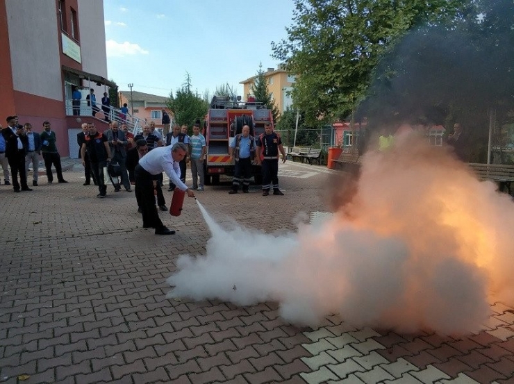 Afad’tan Kaymakamlıklara Yangın Eğitimi