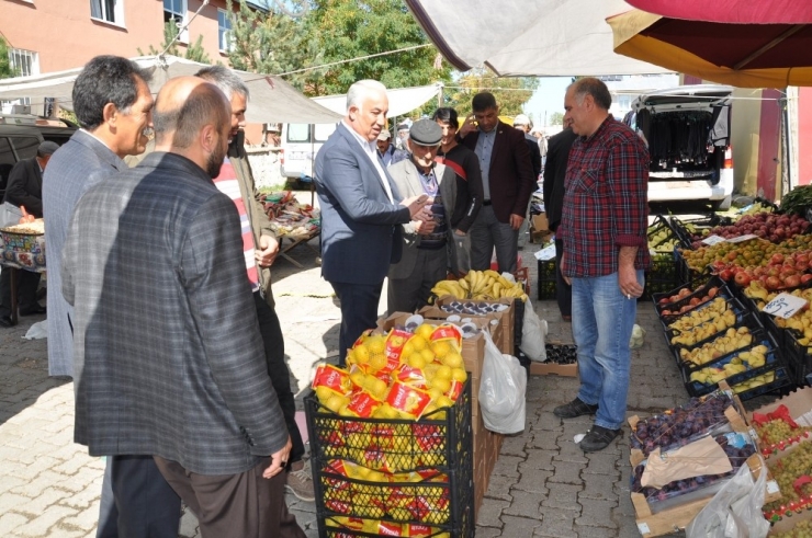 Başkan Altay, Pazar Esnafıyla Buluştu