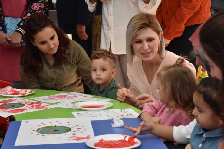 Başkan Şahin Minik Öğrencilerle Bir Araya Geldi