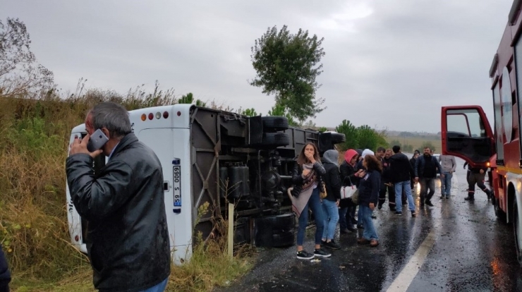 Tekirdağ’da Faciadan Dönüldü: 8 Yaralı