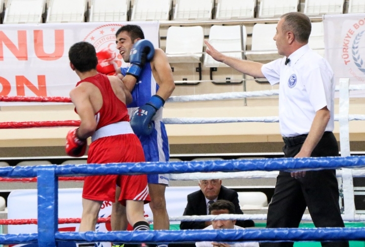 Türkiye Büyük Erkekler Ferdi Boks Şampiyonası Erzincan’da Başladı