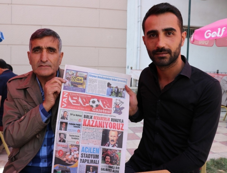 Van’ın İlk Spor Gazetesi Yayın Hayatına Başladı