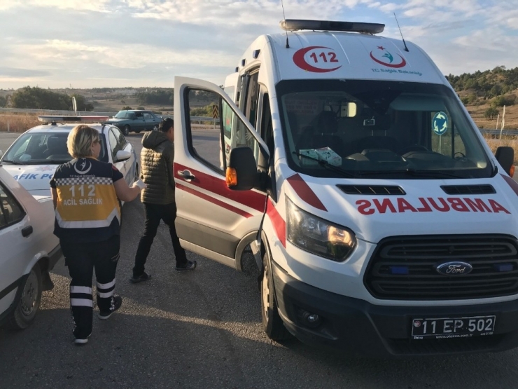 Yeni Aldığı Motosikleti İle Kaza Yaptı