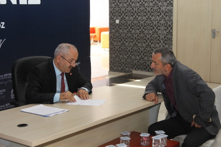 Başkan Büyükgöz, Vatandaşlarla Buluşmaya Devam Ediyor