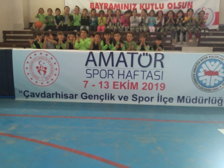 Çavdarhisar’da Amatör Spor Haftası Etkinlikleri