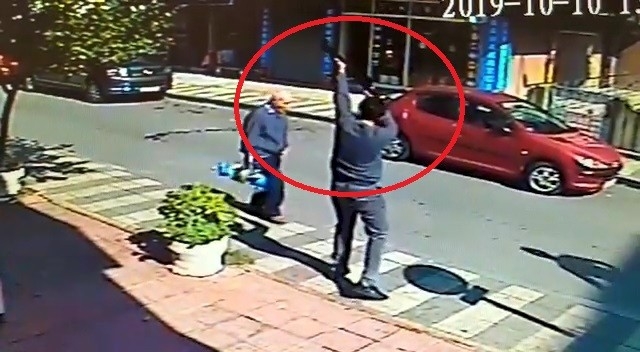 14 Yaşındaki Çocuğa Pompalı Tüfekle Saldırı Anı Güvenlik Kamerasında