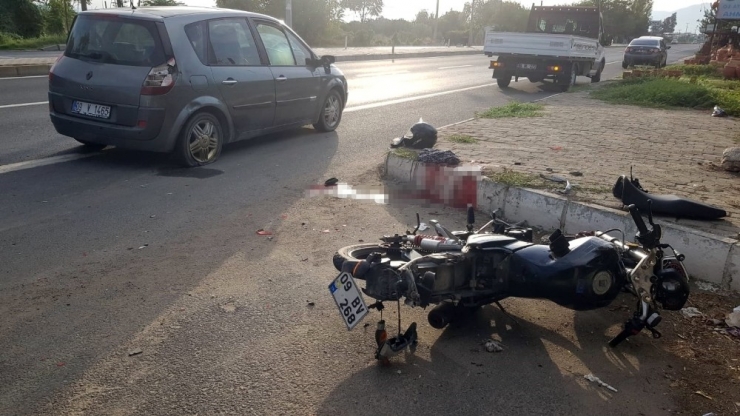 Kazada Ağır Yaralanan Motosiklet Sürücüsü Hayatını Kaybetti