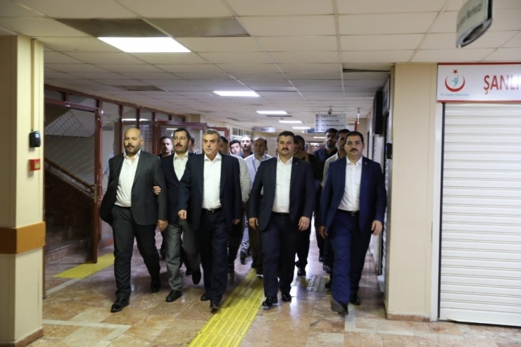 Beyazgül Yaralıları Ziyarette Bulundu