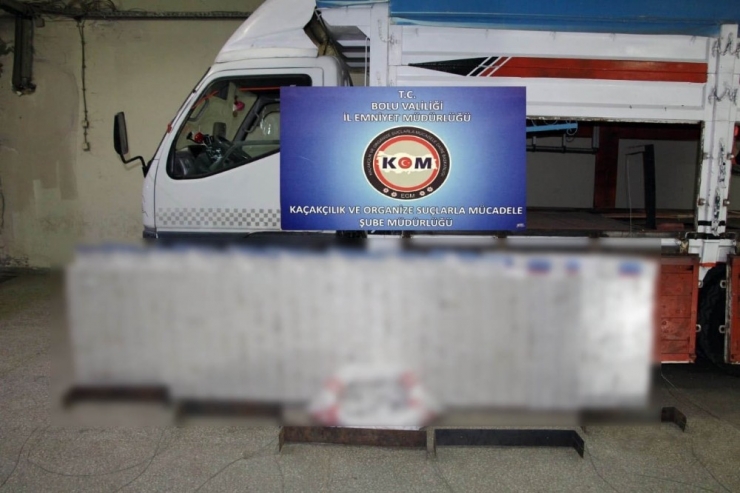 Bolu’da 10 Bin 270 Paket Kaçak Sigara Ele Geçirildi
