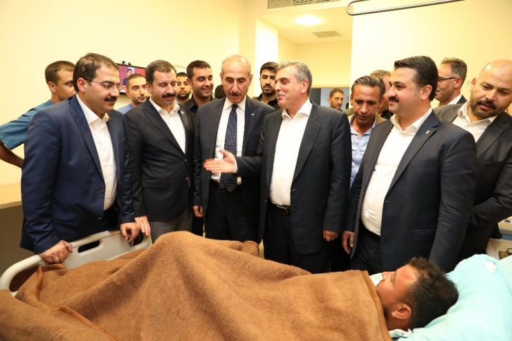 Canpolat Yaralıları Ziyaret Etti