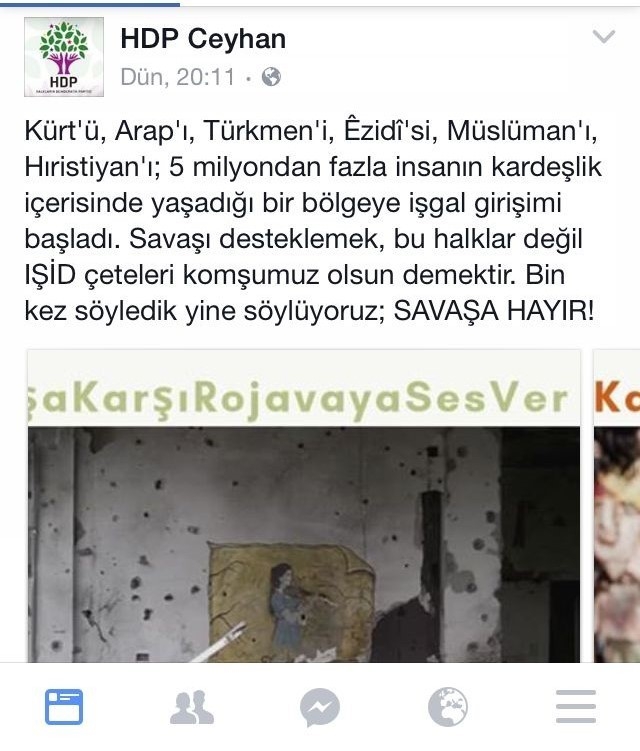 Barış Pınarı Harekatı’na Karşı Propaganda Yapan Hdp’lilere Gözaltı