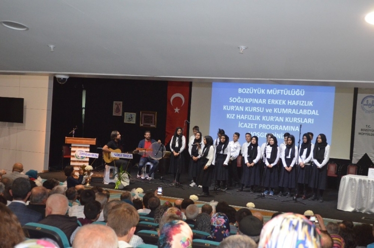Bozüyük’te Hafız Olan 24 Öğrenci İçin İcazet Merasimi Düzenlendi