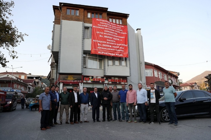 Başkan Yüce Geyve’de İncelemelerde Bulundu