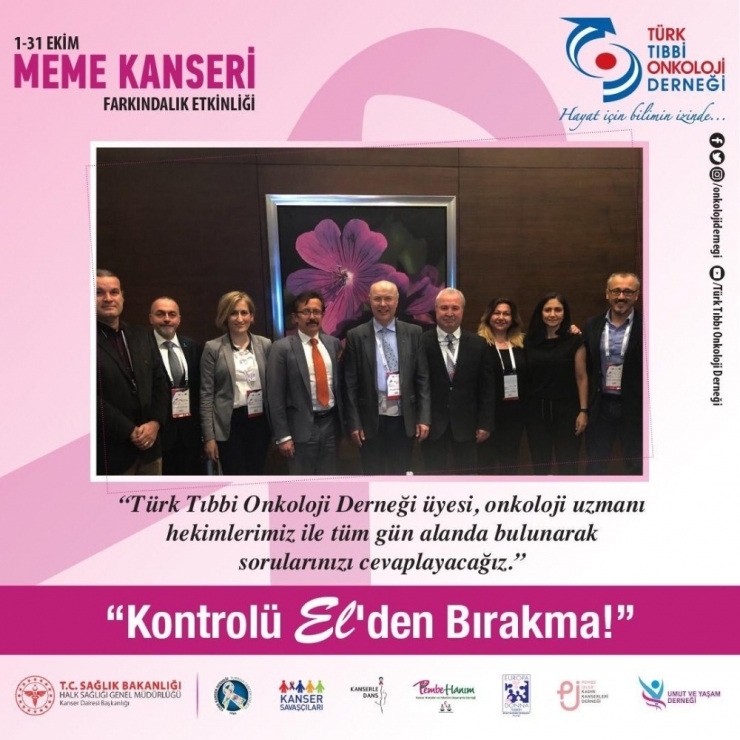 Meme Kanseri Farkındalığı İçin ‘Kontrolü El’den Bırakma’ Diyecekler