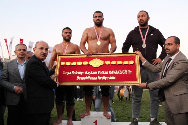 Tosya’da Yağış Güreşler Nefesleri Kesti