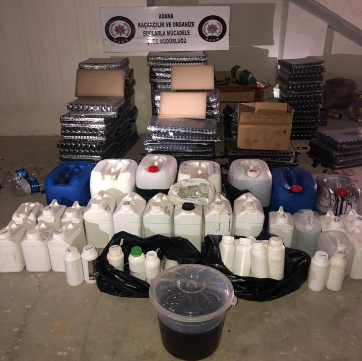 Adana’da Kaçak İçki Operasyonu