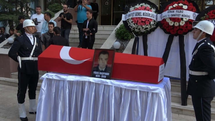 Alkollü Araç Sürücüsünün Şehit Ettiği Polis İçin Tören Düzenlendi