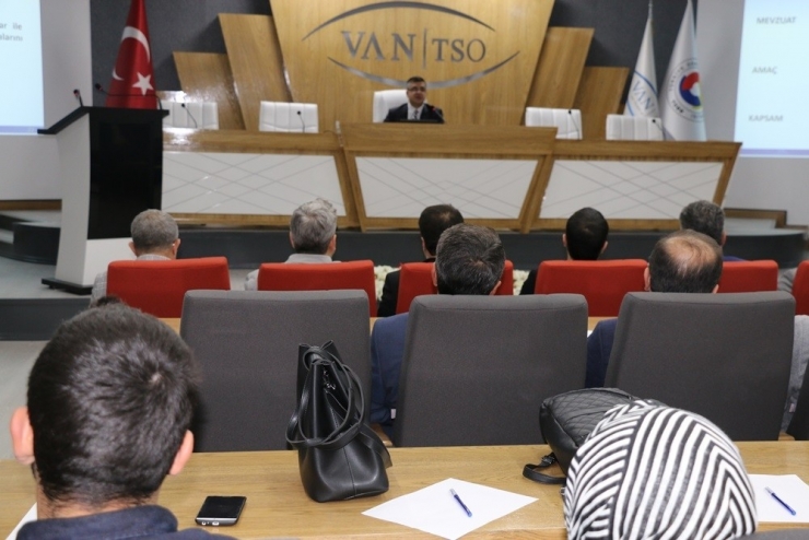 Van Tso’da ‘Dış Ticaret Bilgilendirme Toplantısı’ Yapıldı