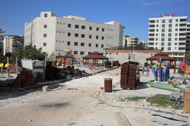 Karaköprü’de Engellilere Özel Parkta Sona Doğru