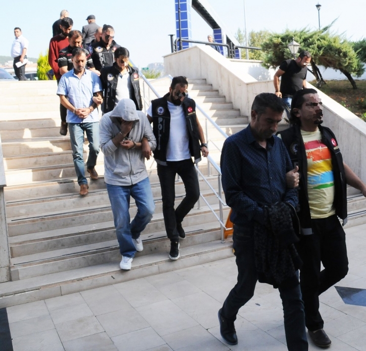 120 Milyon Liralık Uyuşturucu Şüphelileri Adliyeye Sevk Edildi