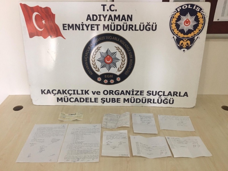Adıyaman’da Tefecilik Operasyonu: 2 Gözaltı