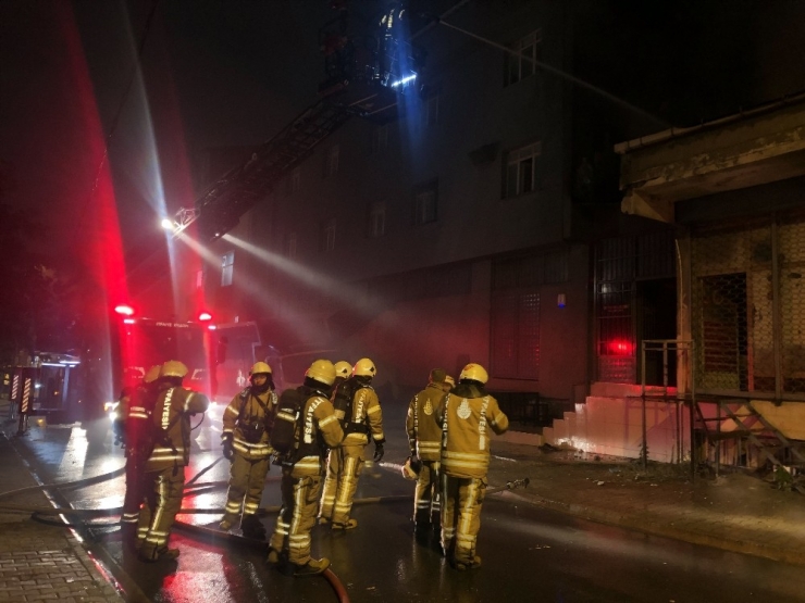 Ümraniye’de Cila Atölyesi Alev Alev Yandı