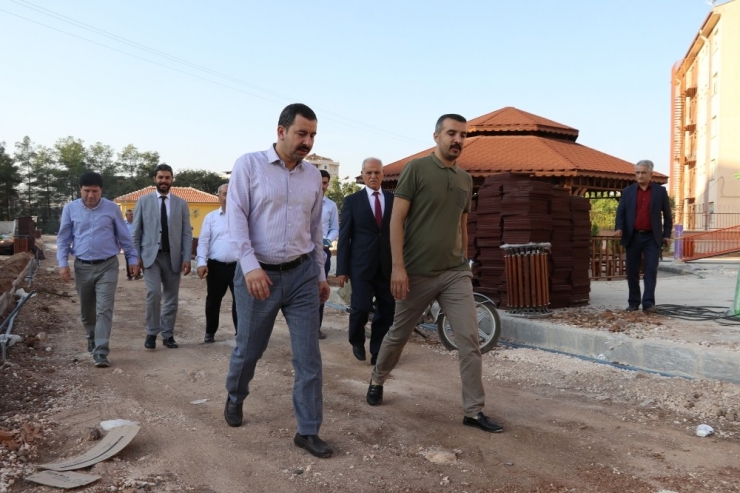 Baydilli İlçede Yürütülen Çalışmaları İnceledi