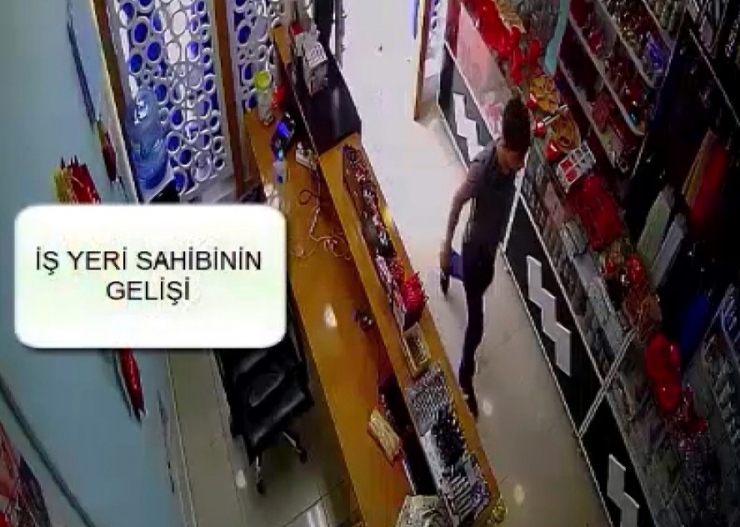 İş Yeri Sahibinden Kaçtılar, Kameralardan Ve Polisten Kaçamadılar