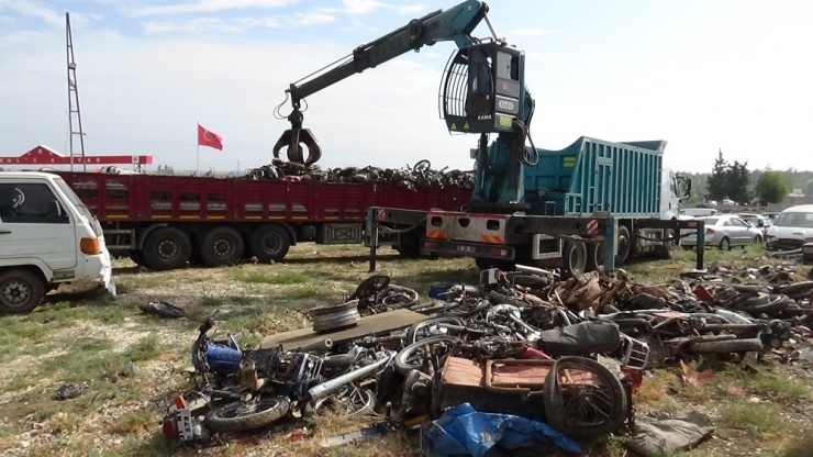 Trafikten Men Edilen Motosikletler Silah Endüstrisinde Kullanılacak