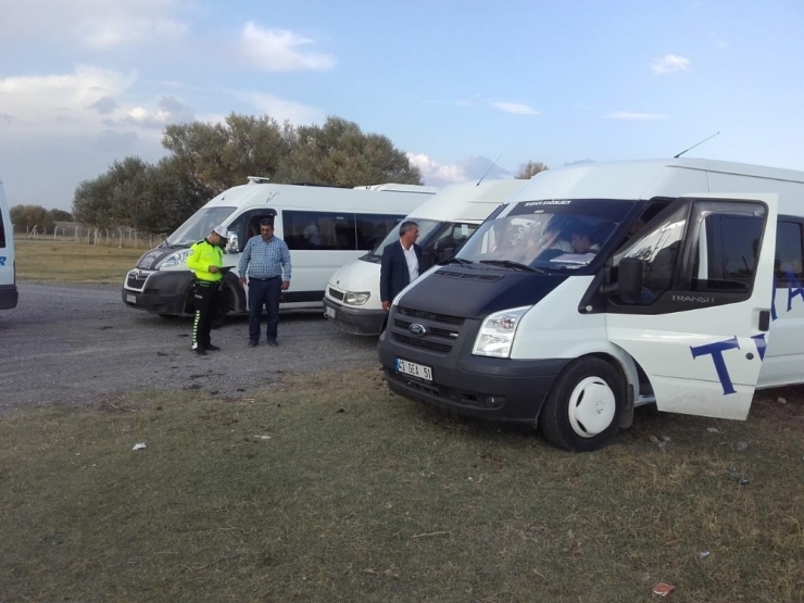 Kulu’da Okul Servisleri Denetlendi