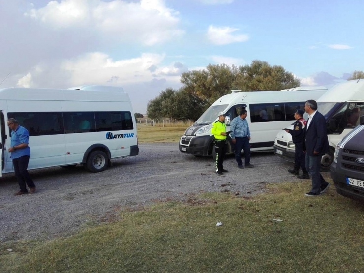 Kulu’da Okul Servisleri Denetlendi