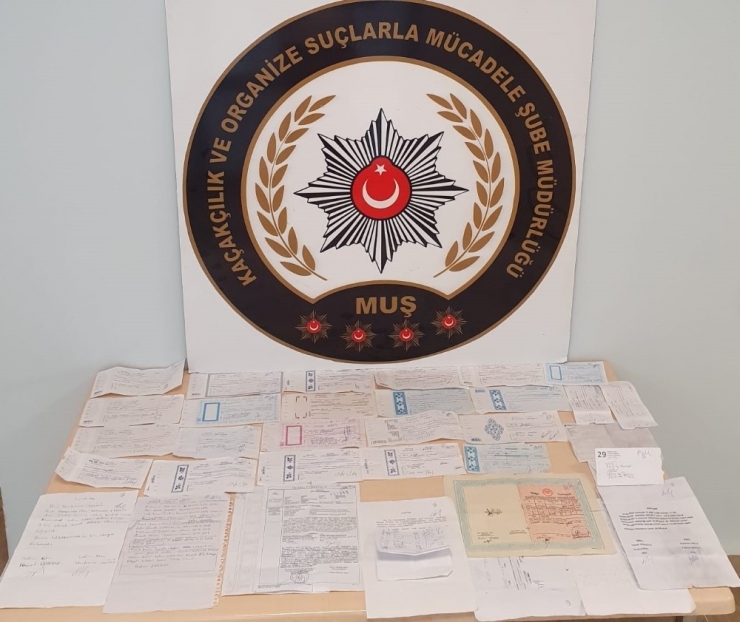 Muş’ta Tefecilik Operasyonu