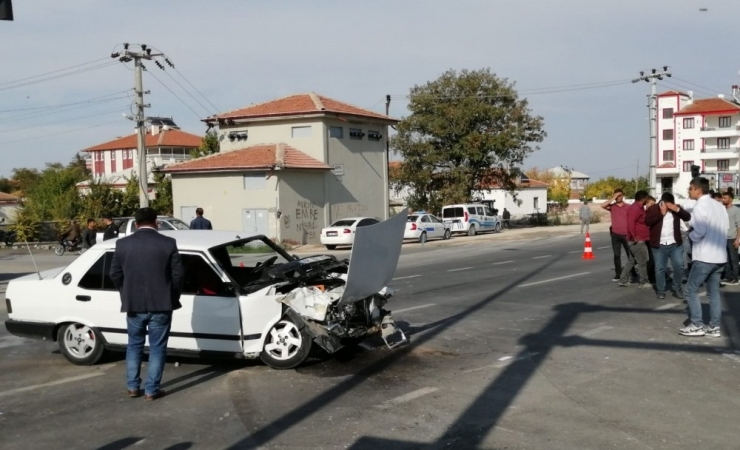 Aksaray’da Trafik Kazası: 4 Yaralı