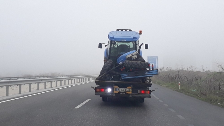 Edirne’de Sis Kazaya Neden Oldu: 3 Yaralı
