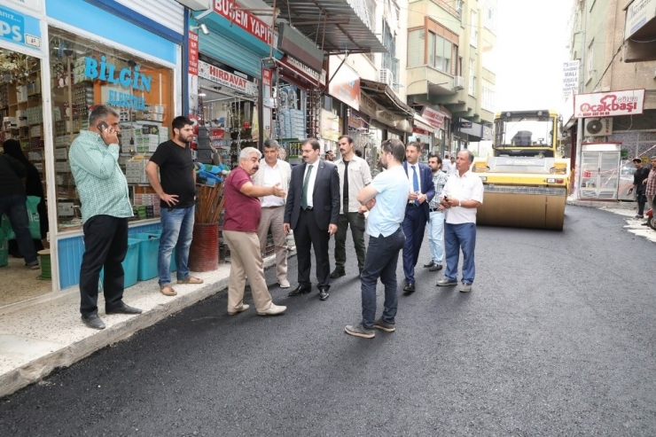 Haliliye’de Yol Yapım Çalışmaları Sürüyor